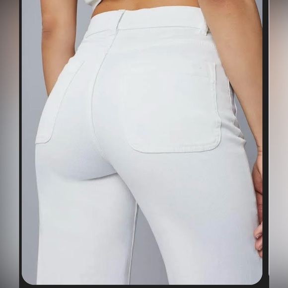 DL1961
Hepburn High Rise Wide Leg Jeans in White Tide - Picture 5 of 6